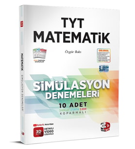 3D Yayınları Tyt Matematik Simulasyon Denemeleri