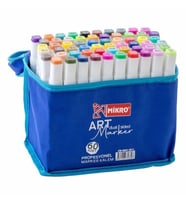 Mikro Çift Uçlu Fosforlu Kalem Art Marker 60 Renk