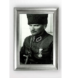 Gümüş Çerçeveli Atatürk Tablo a869