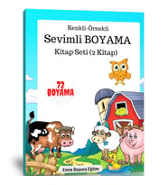 Sevimli Boyama Kitap Seti (2 Kitap)