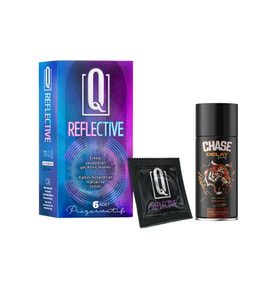 Q Reflective 6'LI Prezervatif + Chase Sprey 45 ML