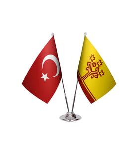 Çuvasistan İkili Masa Bayrağı