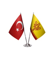 Çuvasistan İkili Masa Bayrağı