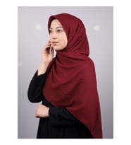Düz Renk Kraş Bambu Eşarp - Desen-01 - Renk-03