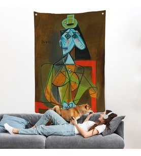 Pablo Picasso - Dora Maar'ın En Güzel Asil Duvar Örtüsü-7297