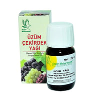 Doğan Baharatçılık Üzüm Çekirdeği Yağı 20 cc ml Doğal Cam Şişe