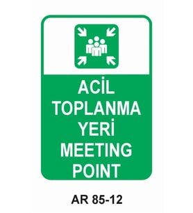 İŞ GÜVENLİĞİ UYARI LEVHASI 1 ADET PVC 21 X 29CM