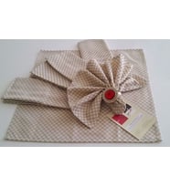 Mutfak Peçetesi Rich 40x40 cm 6'lı Sütlü Kahve