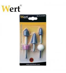 WERT 6205 Mini Taşlama Seti, 5 Parça (Çok Renkli)
