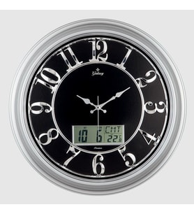 GALAXY TK-1962-G-1 PREMİUM BÜRO DİJİTAL TAKVİMLİ DUVAR SAATİ