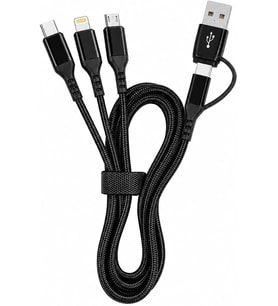 Lexroo HP-13 3in1 Çoklu Hızlı Şarj Kablosu