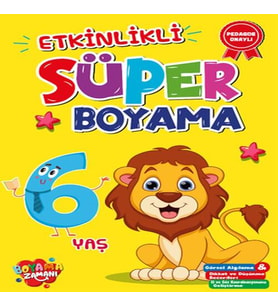 Etkinlikli Süper Boyama 6 Yaş