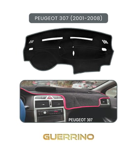 PEUGEOT 307 (2001-2008)TORPİDO KORUMA HALISI GRİ KENAR