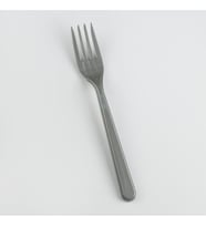 Plastik Gri Renkli Lüx Parti Doğum Günü Çatal - 18 Cm. - 25 Adetlik Paket