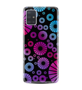 Samsung a71 A72 A73 A7 A9 2018 C7 C9 Kılıf Desenli Silikon Daireler 1751