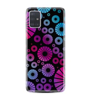 Samsung a71 A72 A73 A7 A9 2018 C7 C9 Kılıf Desenli Silikon Daireler 1751
