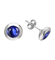 Safir Taşlı Tektaş Küpe 0744E0020