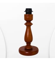 Meşe Renk Ahşap Abajur Ayak Klasik Model AYK004580 (Açık Meşe)
