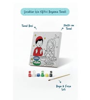 Ramazan Eğitici Boyama Seti İftar Sofrası (Şövalesiz)