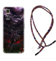 General Mobile GM 21 Pro GM 22 Pro Plus Kılıf Boyun Asklı Rasta Silikon Dark Deer 1786