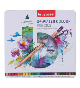 Bruynzeel Expression Aquarelle Kuru-Sulu Boya Kalemi 24 Renk 