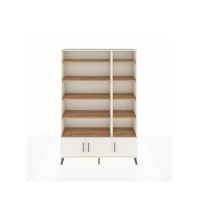 Arges Dolap 10 Raflı 3 Kapaklı 132x30x195 Aytaşı-Aytaşı/Çam