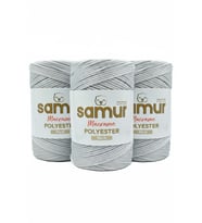 3 adet 4 NO POLYESTER MAKROME 0034 GRİ