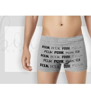 BK Gift Fcuk Tasarımlı Erkek Boxer Serisi Yıl Dönümü Hediyesi, Doğum Günü Hediyesi-7