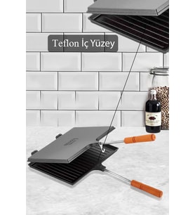 Ocak Üstü Teflon El Tost Makinesi