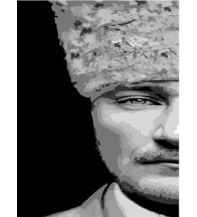Başkumandan Sayılarla Boyama Seti 40x 50 cm (Tuvale Gerili)