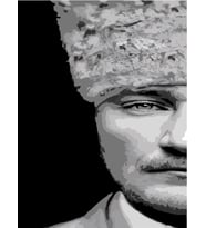 Başkumandan Sayılarla Boyama Seti 40x 50 cm (Tuvale Gerili)