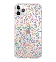Apple iPhone 11 Pro Uyumlu Kapak Hello Kitty Tasarımlı Şeffaf Silikon Kılıf
