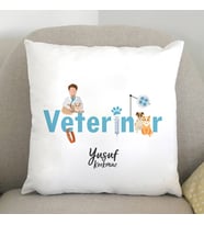 Kişiye Özel Veterinerlere Özel Hediyelik Yastık