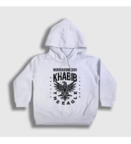Presmono Unisex Çocuk Beyaz Eagle V2 Ufc Khabib Nurmagomedov Kapüşonlu Sweatshirt 310821tt (Beyaz)