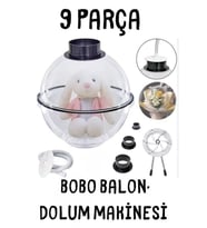 BALON DOLUM MAKİNE SETİ - 9 PARÇA