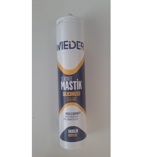 WIEDER SİLİKONİZE MASTİK BEYAZ 450 Gr