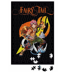 Fairy Tail Natsu Dragneel Happy Anime Manga Puzzle 240 Parça
