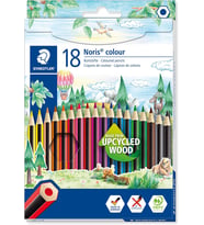 Staedtler 185 C18 Noris Kuru Boya Kalemi 18'Li (Çok Renkli)