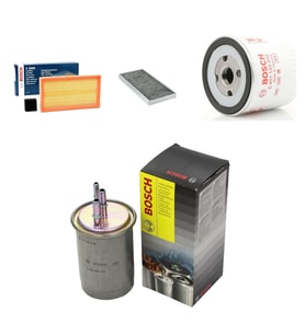 Bosch Filtre Bakım Seti Ford Focus 1.8 TDCI 2000-2004 Dizel Hava + Yağ F + Yakıt F. + Polen Bosch