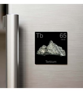 Terbium (Terbiyum) Elementi – Buzdolap Magneti – 9x9 cm