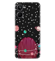 11 Pro Kılıf Resimli Desenli Baskılı Silikon Space Woman 1311