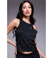 Nike Running Race Series Dri-Fit Half Zip Singlet Vest Black Kadın Yarım Fermuar Koşu Atleti Siyah