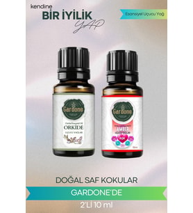 AmberOrkide ( Oda Kokusu Aroma Terapi Buhurdanlık / Difüzör Yağı ) Set 2 Adet x 10 ML