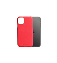 Guard Kırmızı iPhone 11 Hakiki Deri Telefon Kılıfı