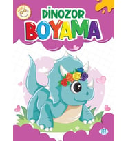 Neşeli Dinozor Boyama