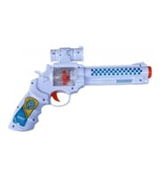 23 cm sesli ışıklı oyuncak police tabanca 0853