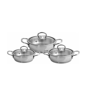 Sole Samira 6 Parça Cam Kapaklı Omlet Set