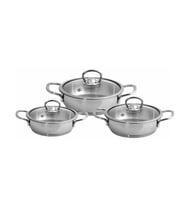 Sole Samira 6 Parça Cam Kapaklı Omlet Set