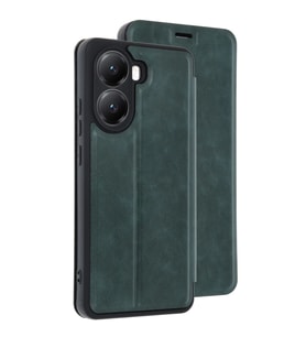 Xiaomi Poco X7 Pro Kılıf Flip Cover - Koyu Yeşil