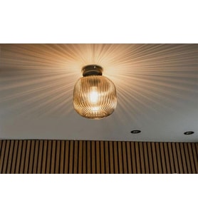 MYLİGHTS RUSTİK  BAL PLOFONYER TAVAN AVİZE AVİZE 20CM  RUSTİK VİNTAGE  